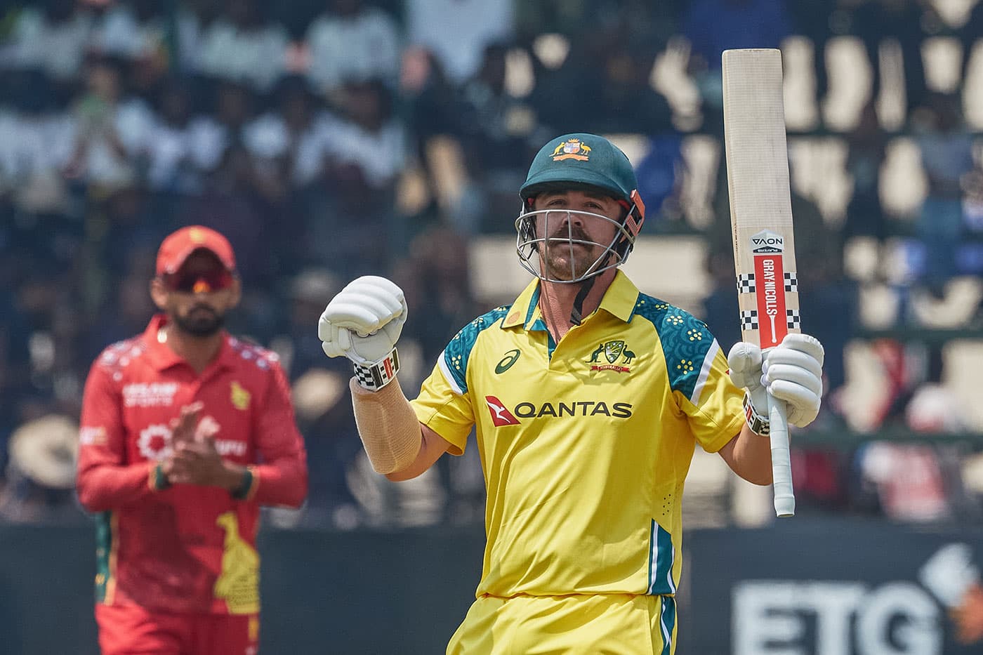 Australia Posts Massive Total Following Travis Head Century