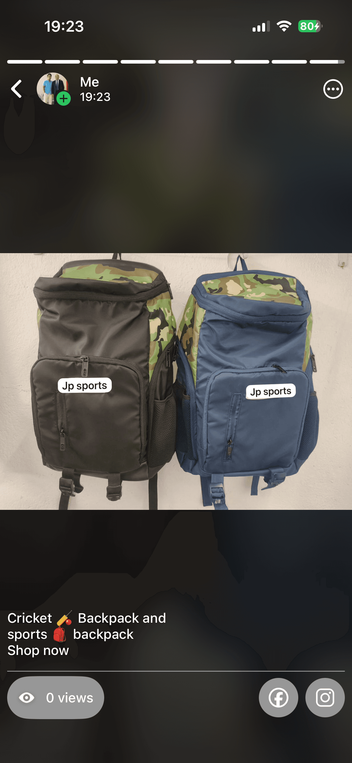Cricket backpack